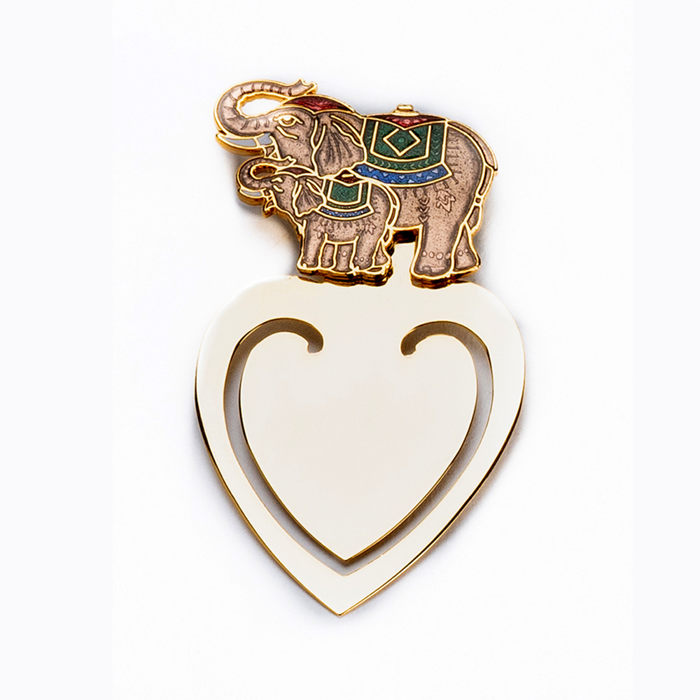 custom hard enamel pattern bookmark